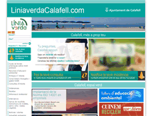 Tablet Screenshot of liniaverdacalafell.com